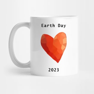 Red Heart Earth Day 2023 Mug